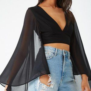 Chiffon Angel Wing Top